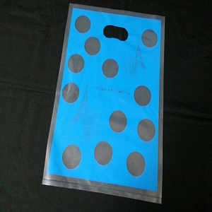PE색깔봉투 [물방울] 블루4가지 사이즈
